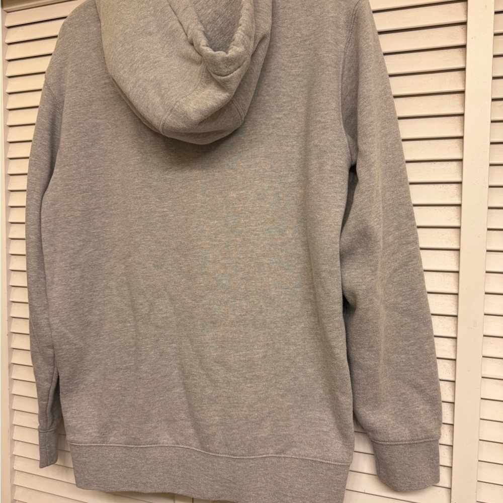 Vans Gray Hoodie with Orange Graphic Men’s Unisex Sz S Sweatshirt Long Sleeves - Picture 7 of 10